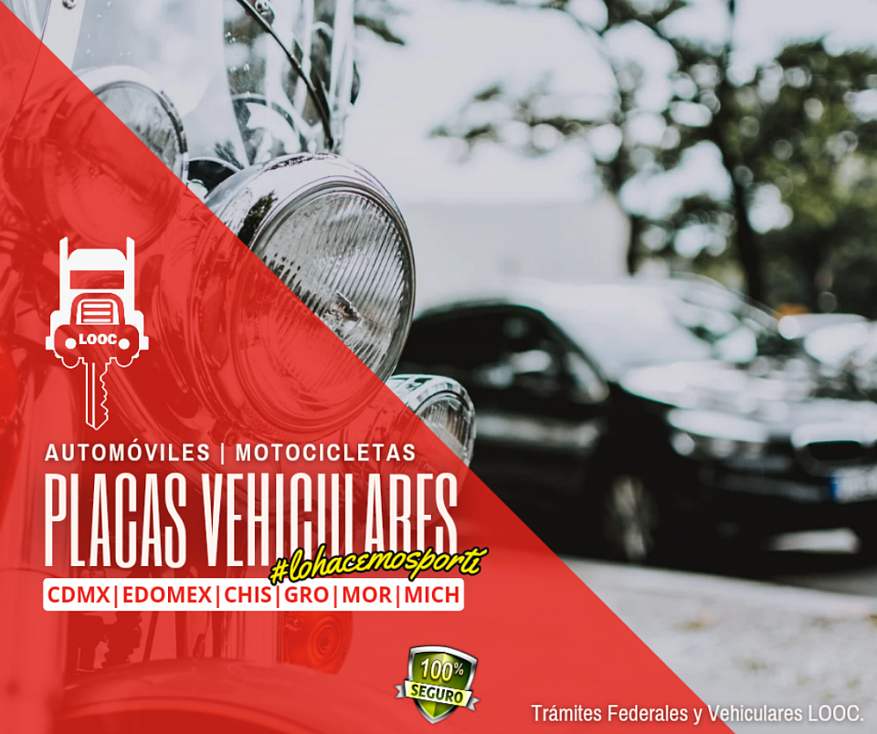 PLACAS VEHICULARES.
