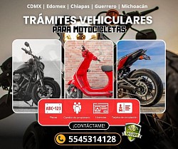Trámites vehiculares para motocicletas.